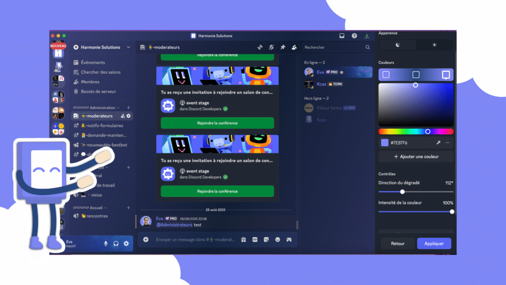 Thème personnalisé sur Discord