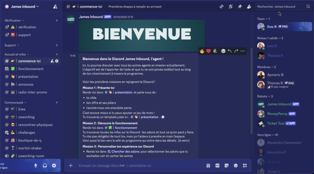 James Inbound - Discord